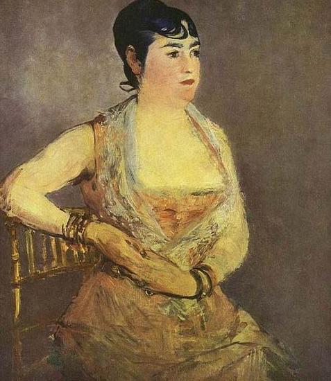 Edouard Manet La dame en rose, Mme Martin
